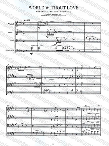 Music Sales:ストリングワークス/ビートルズ曲集 Vol.1/【872252