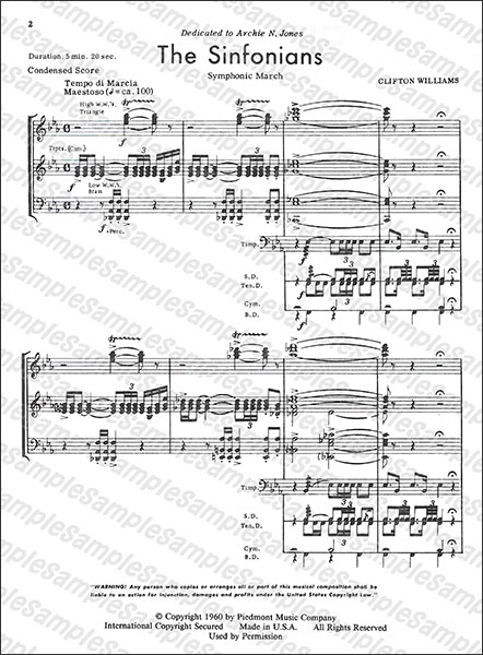 Hal Leonard:C. ウィリアムズ/シンフォニアンズ/【14】/00006999/MCB70