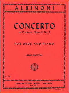 International Music Company:アルビノーニ/オーボエ協奏曲 ニ短調 Op