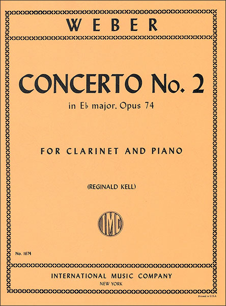International Music Company:ウェーバー/クラリネット協奏曲 第2番 変