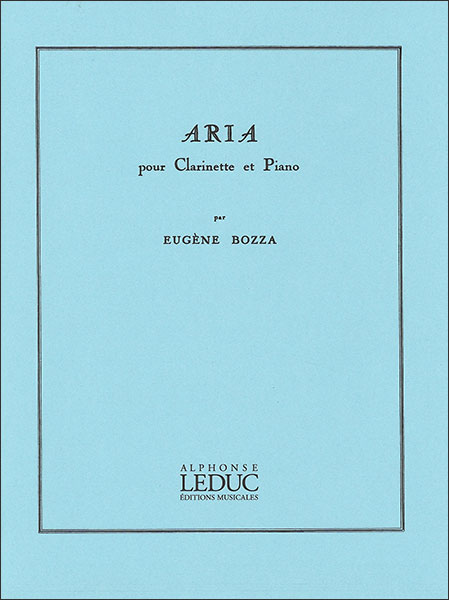 Alphonse Leduc:ボザ/アリア/【1030289】/AL20200/クラリネット