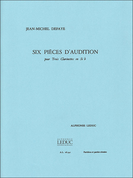 Alphonse Leduc:ジャン=ミシェル・ドゥファイエ/オーディションのため