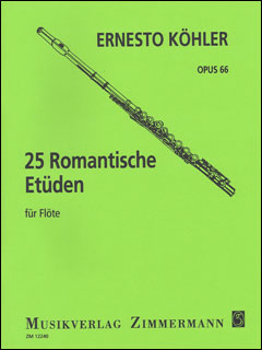 Zimmermann:ケーラー/25のロマンティックな練習曲 Op.66/【883917