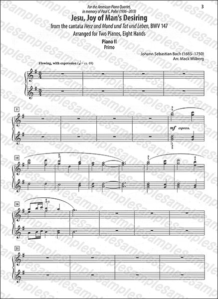 Alfred:J.S. バッハ/主よ、人の望みの喜びよ/【1956718】/00
