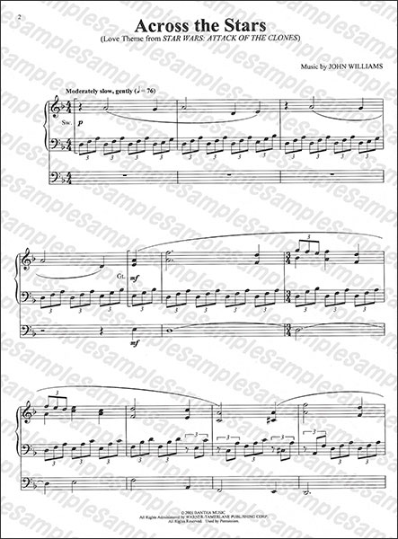 Hal Leonard:ジョン・ウィリアムズ/オルガンのためのスター・ウォーズ