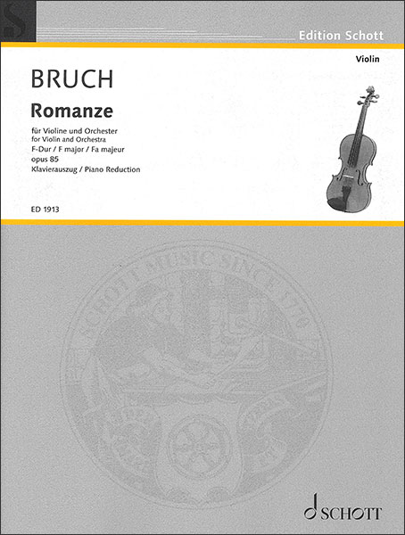 SCHOTT:ブルッフ/ヴィオラと管弦楽のためのロマンス Op. 85
