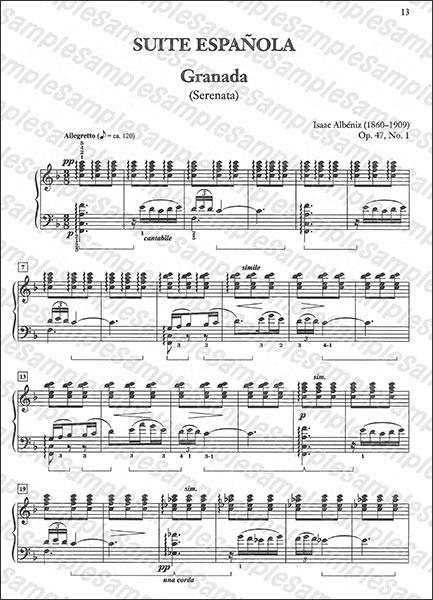 Alfred:アルベニス/スペイン組曲 作品47/【1385083】/40571