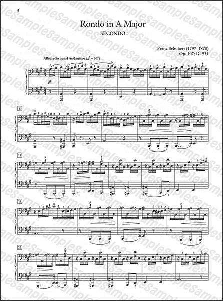 Alfred:シューベルト/ロンド イ長調 作品107 D. 951/【1203542】/38868