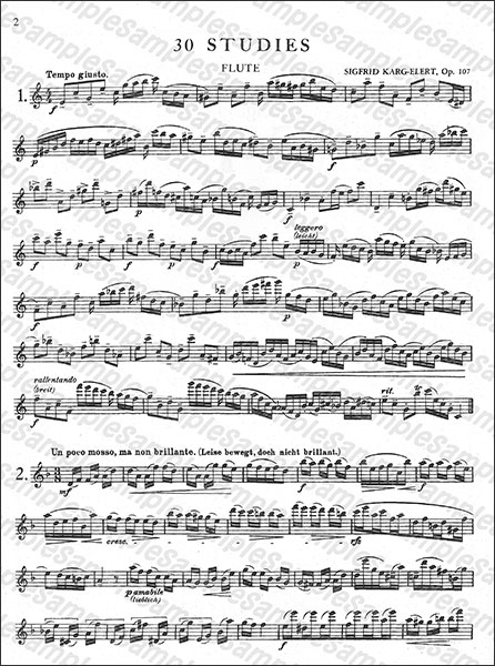 Edwin.F.Kalmus:カーク=エラート/30の練習曲 (30の奇想練習曲 Edwin.F.Kalmus:カーク=エラート/30の練習曲 (30の奇想練習曲