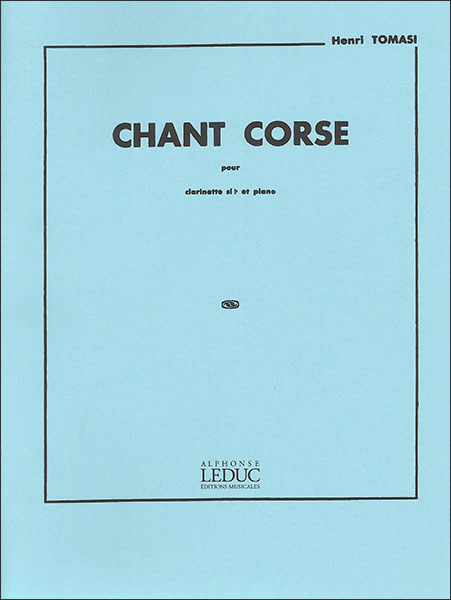 Alphonse Leduc:トマジ/コルシカの歌 【Clarinet&Piano