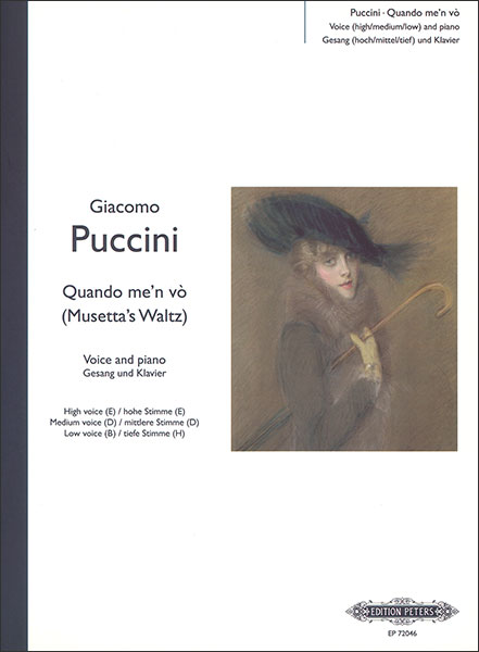 PETERS:プッチーニ/私が街を歩けば (歌劇「ラ・ボエーム」より