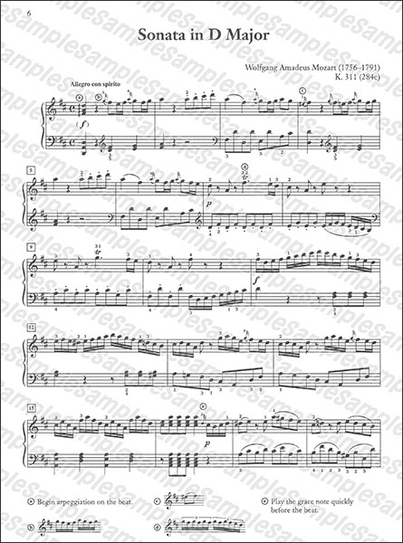 Alfred:モーツァルト/ピアノ・ソナタ 第9番 ニ長調 K. 311 (284C