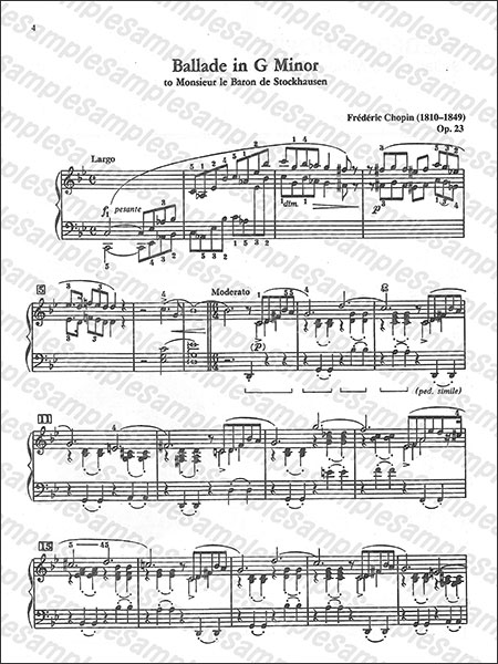 ショパン：バラード 第1番 ト短調 作品23 / Chopin: Ballade No