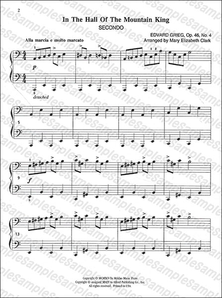 プレストンリード 絶版の楽譜 カーキキングの師匠 Alfred:グリーグ/山の魔王の宮殿にて (「ペール・ギュント 第1組曲