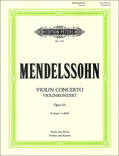 PETERS:メンデルスゾーン/ヴァイオリン協奏曲 ホ短調 作品64