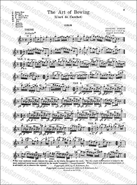 G. Schirmer:タルティーニ/ボーイングの技法/【78754】/50256950