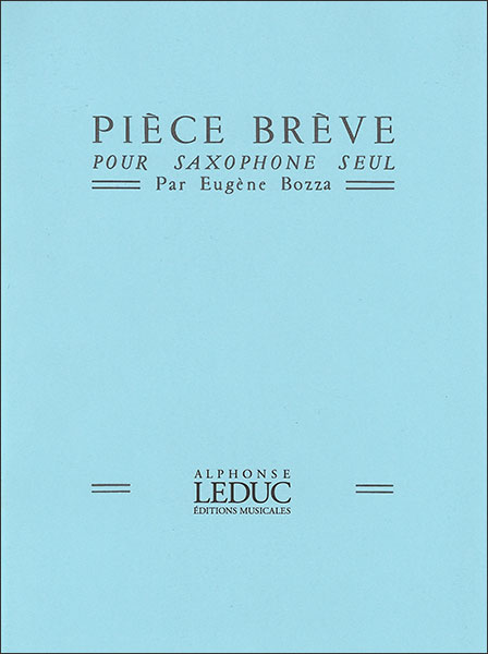 Alphonse Leduc:ボザ/小品 (サックス・ソロのための)/【1030789