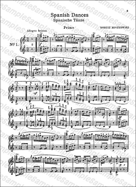 Edwin.F.Kalmus:モシュコフスキ/スペイン舞曲 作品12 【ピアノ
