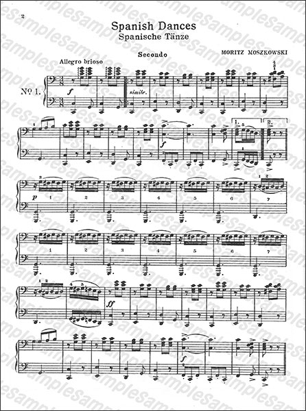 Edwin.F.Kalmus:モシュコフスキ/スペイン舞曲 作品12 【ピアノ