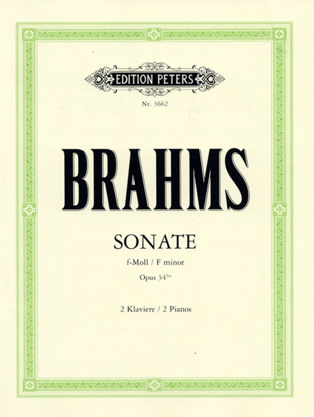 ブラームス 楽譜セット　ソナタ　Op.78　120　ピアノ曲集　洋書 Piano Sonata No. 1 ピアノ - 楽譜 - カントリーアン, 無料楽譜