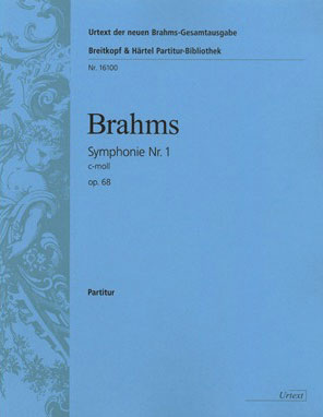 BREITKOPF:ブラームス/交響曲 第1番 ハ短調 Op.68(新ブラームス全集版