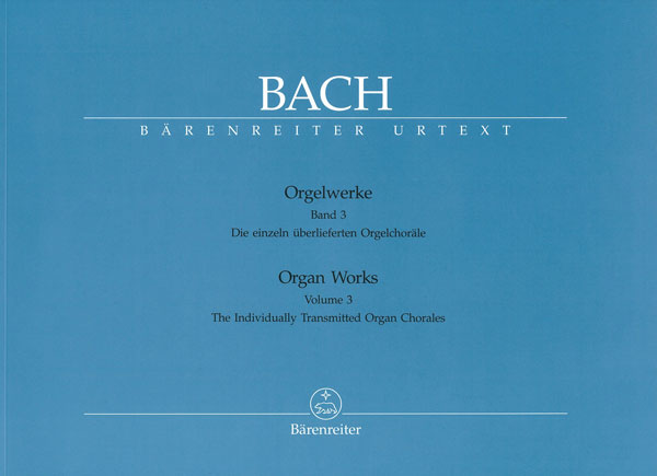 Barenreiter Verlag:バッハ/オルガン作品集(新バッハ全集版 第3巻 Barenreiter Verlag:バッハ/オルガン作品集(新バッハ全集版 第3巻