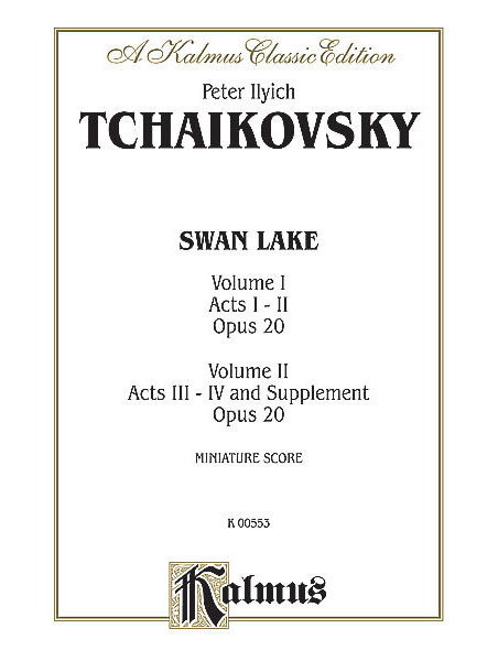 チャイコフスキー/バレエ音楽「白鳥の湖」スコア チャイコフスキー バレエ音楽「白鳥の湖」《終曲》 中型スコア