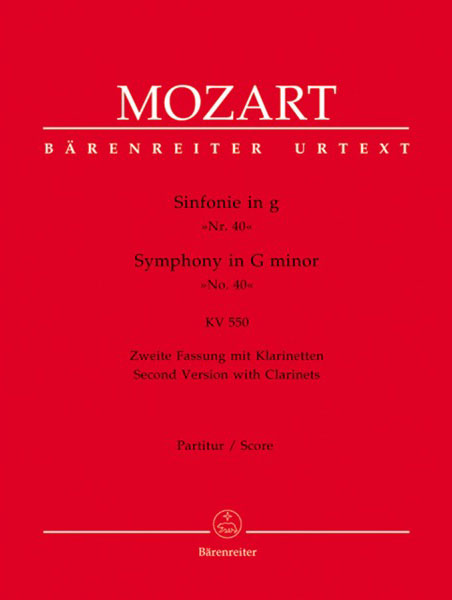 Barenreiter Verlag:モーツァルト/交響曲 第40番 ト短調 KV 550