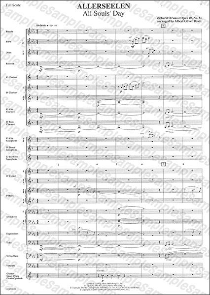 Ludwig Masters:R. シュトラウス/万霊節 作品10 第8番/【419303