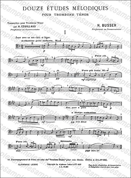 トロンボーン楽譜 リトルカウボーイ Little Brown Jug – Glenn Miller 楽譜 トロンボーン, チューバ