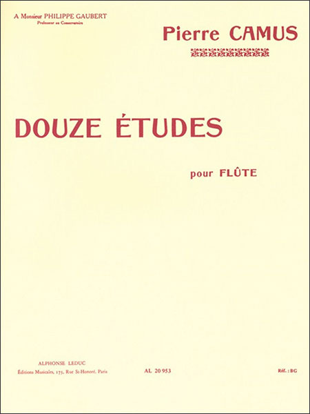 Alphonse Leduc カミュ 12の練習曲 Flute Al953 フルート教本 輸入楽譜 T 楽譜ネット 商品詳細