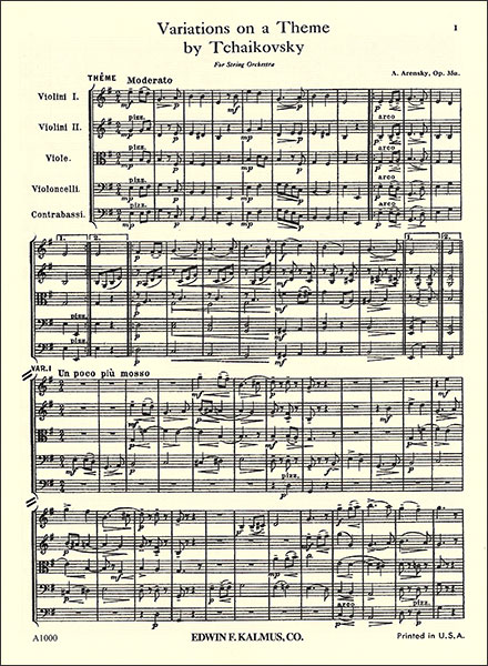 チャイコフスキー　交響曲　第１番　指揮者用大型スコア　KALMUS Tchaikovsky（チャイコフスキー） :: 楽譜の店 ササヤ書店