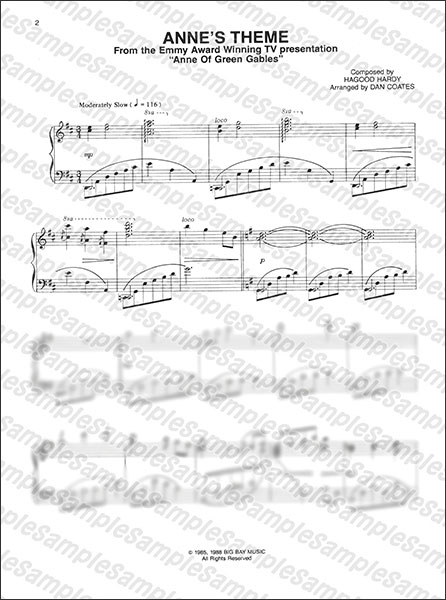 Alfred:アンのテーマ (「赤毛のアン」より) 【ピアノソロ】/【9467