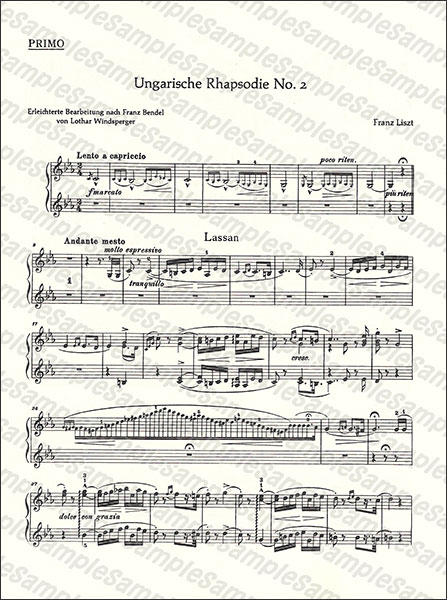 SCHOTT:リスト/ハンガリー狂詩曲 第2番/【252990】/ED06524/49008872