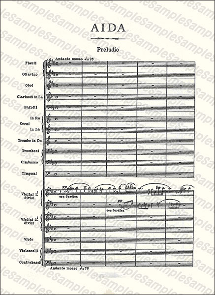 DOVER:ヴェルディ/歌劇「アイーダ」/【647719】/06-261727